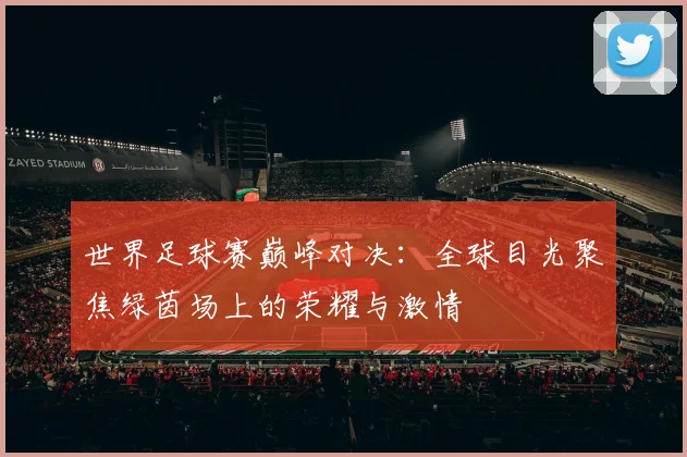 世界足球赛巅峰对决:全球目光聚焦绿茵场上的荣耀与激情
